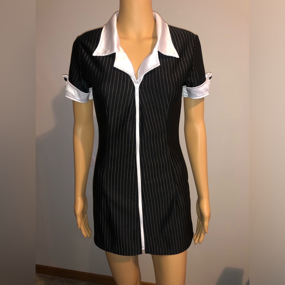 Leg Avenue Pinstripe Dress M
